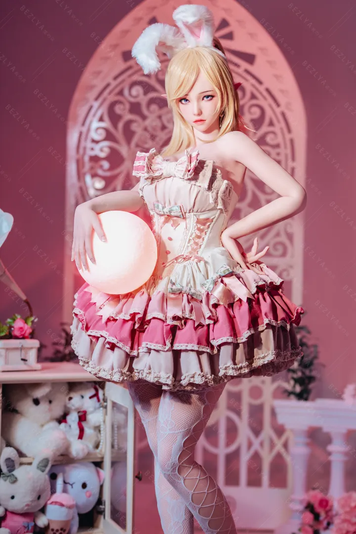155cm (5ft1) E CUP Lightweight Silicone Sex Doll, Movable Jaw Head Calla